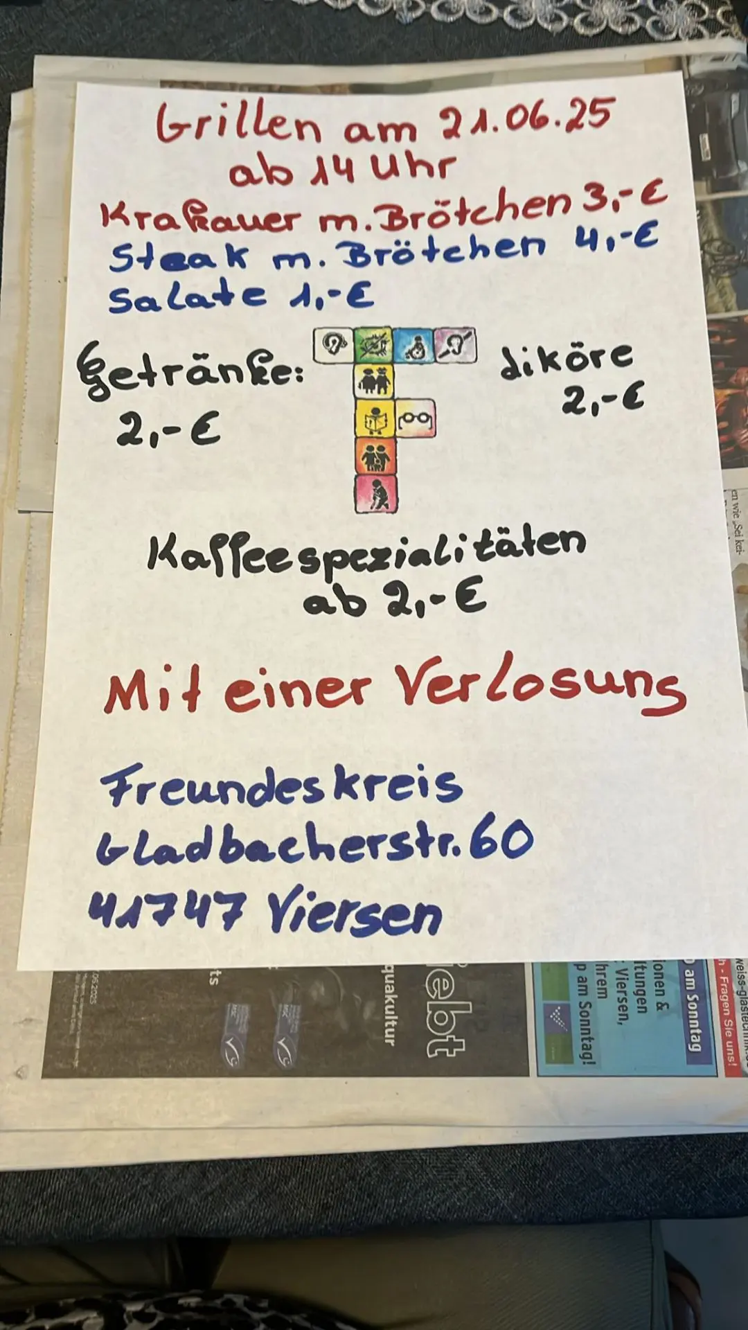 Grillfest am 21.06.25