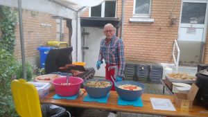 Salate und andere Gerichte